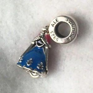 Disney Pandora ANNA's Dress Charm Dangle ONLY 7 LEFT